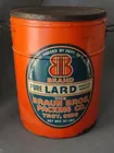 Braun Bros Troy OH Lard can