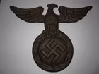 Nazi Cast Medal Large Wall Plaque Hanger