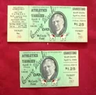 1944 Baseball Tickets
