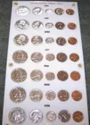 7 US Proof Sets 1954-1960 In Plastic Case