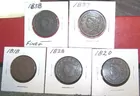 Five Large Cents 