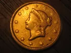 Pre-Civil War 1851 Coronet One Dollar Gold Coin