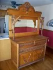 Late 1800's Oak Sideboard