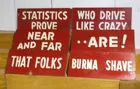 LYN LIECHTY AUCTIONS  Burma Shave Sign! 