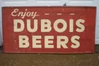 Large Du Bois Beer Sign