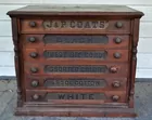 J. P. Coats Spool Cabinet 