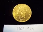 1904 Liberty Gold Coin