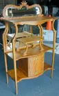 Victorian Satinwood Etergere