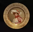 Red Mark Royal Vienna Portrait Plate 