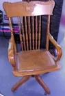 Refinished Oak Office Chair