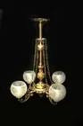 Ornate Gas Fixture with Cherub Faces