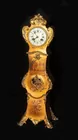 19th C. Mini French Grandfather Clock