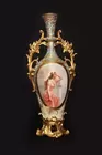 Dresden Portrait Vase Signed Wagner 