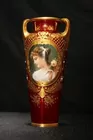 Red Mark Royal Vienna Portrait Vase  