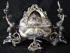 Ornate Antique Silver Jewelry Casket