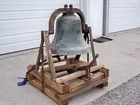 LARGE ANTIQUE BRONZE CURCH BELL