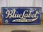 rare Blue Label  sign