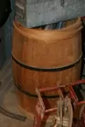 Old wood barrel