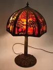 Slag Glass Lamp