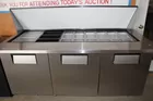 Restaurant refrigerated salad / prep station