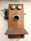 Oak wall phone