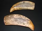 Carved Whale's Teeth