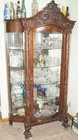 Fine Antique Curve Glass China Cabinet