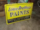double sided Lowe Bros. sign