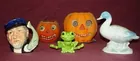 2 Vintage Halloween Pumpkins