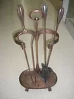 Gustav Stickley Fire Set