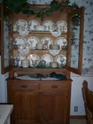 2 piece step-back cupboard