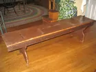 Early  wide morticed bench