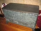 Blue 2 drawer Blanket Chest