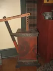Early stenciled butter churn
