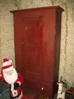 Nice 1 door 1 drawer red wardrobe