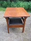 Oak table/chair