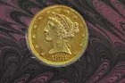 1881 S Liberty Head $5 Gold Piece