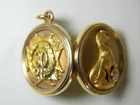 14K GOLD PRUDENTIAL LOCKET