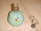 metal mickey mouse lamp 1940's