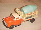 tin metal toy truck mixer