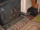 iron fireplace incert w/blower