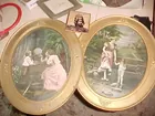 large ovel antique photo frames