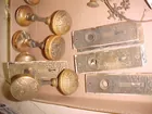 early 1900's brass Door knobs