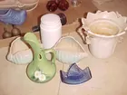 roseville & other  pottery items