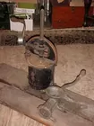 Lard press & old meat grinder