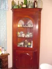 cherry corner cupboard