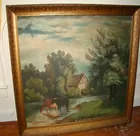 OIL PAINTING ON CARD BOARD