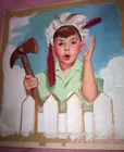 Harry Ekman Original Oil on Onion Skin (unsigned)