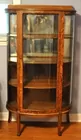 Curved Glass China Cabinet