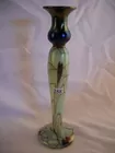 1920's Fenton freehand candlestick